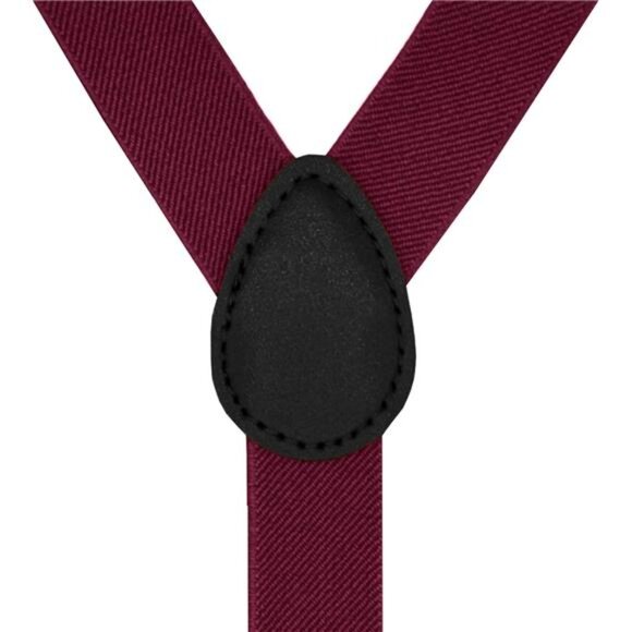 Suspenders for Men with Bow Tie - Adjustable Elastic 1 inch Wide Y Shape - Picture 6 of 7